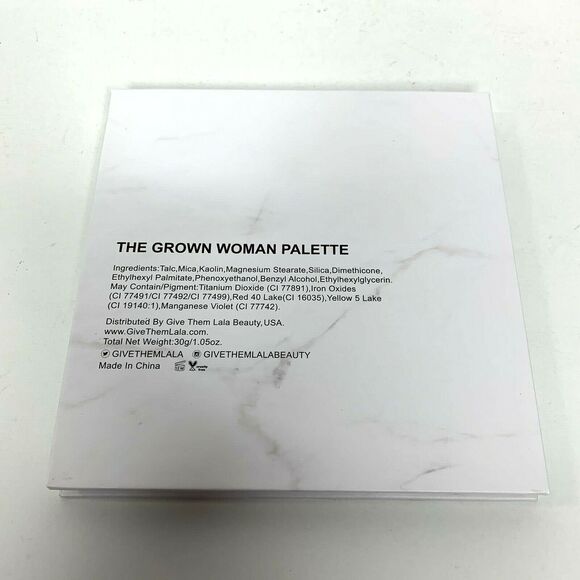 GIVE THEM LALA BEAUTY Eyeshadows The Grown Woman Palette High Pigment Blendable - Picture 9 of 9